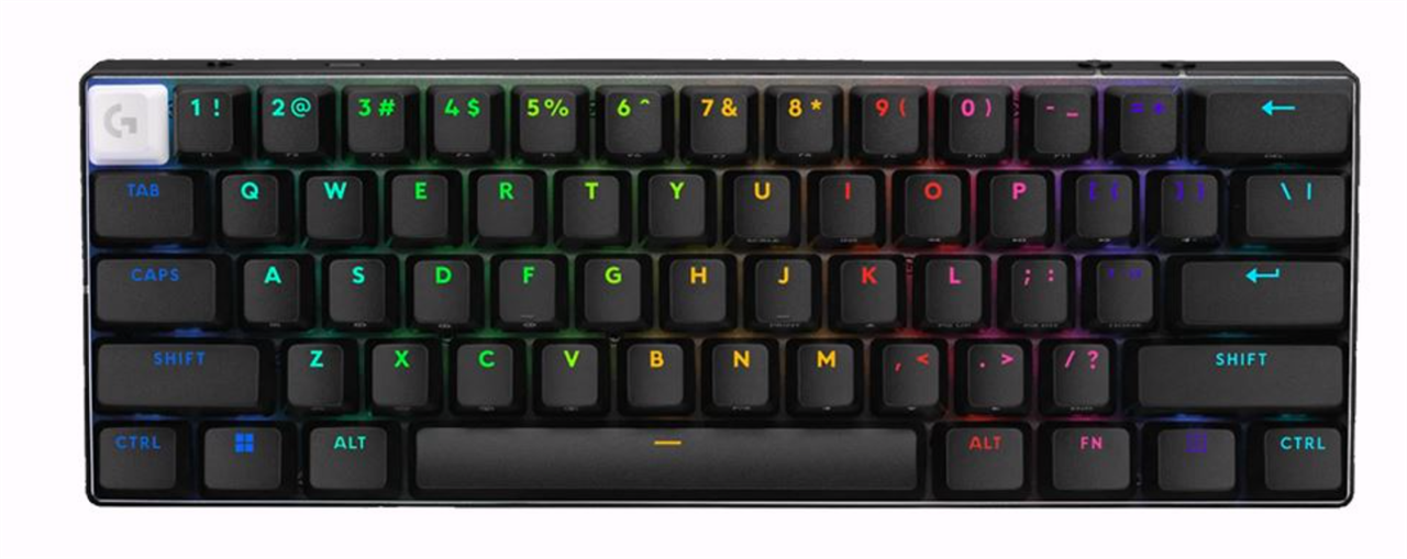 Logitech G G PRO X 60 LIGHTSPEED Wireless Gaming Keyboard - Black